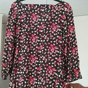 GAP flowered straight line dress